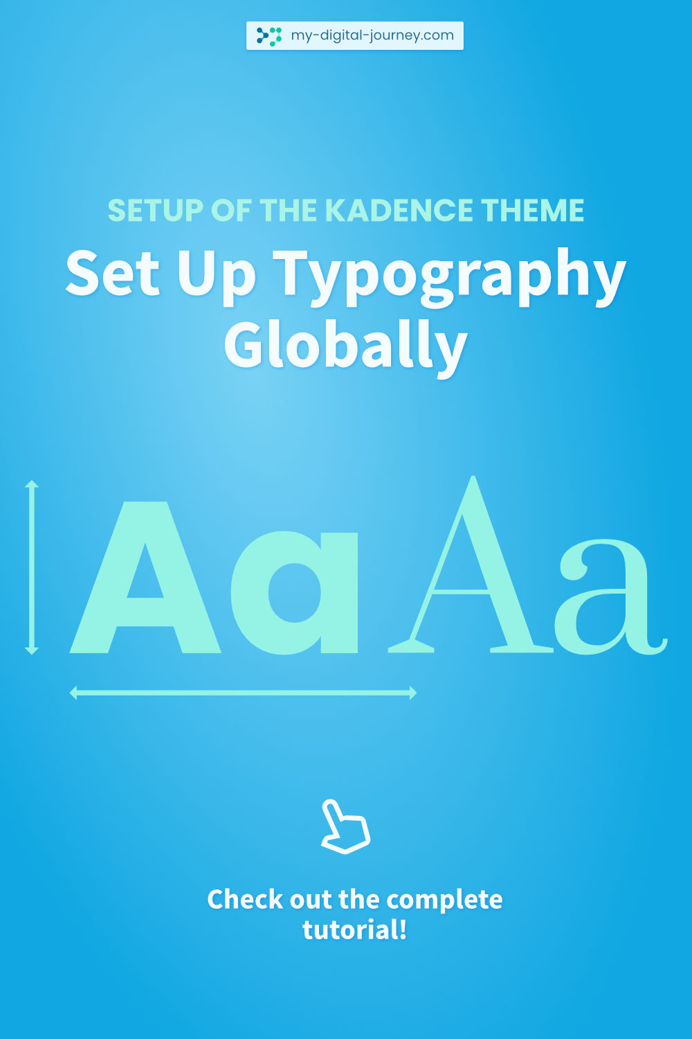set up typography globally setup of kadence theme pin 1