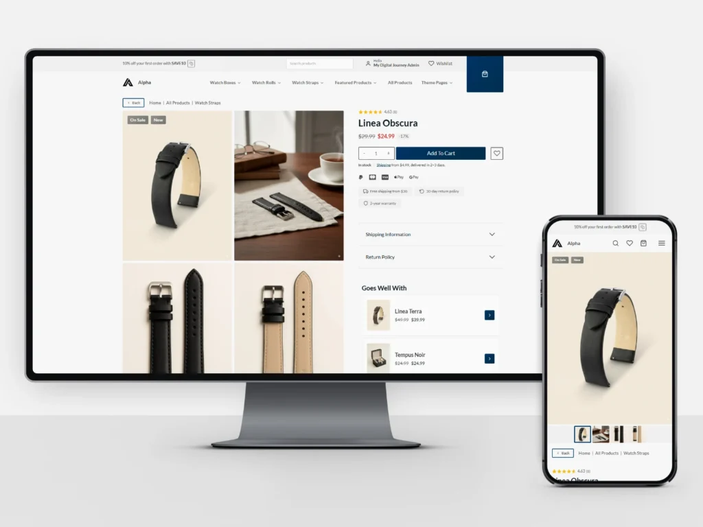alpha ecommerce theme shopkit child theme for kadence wp