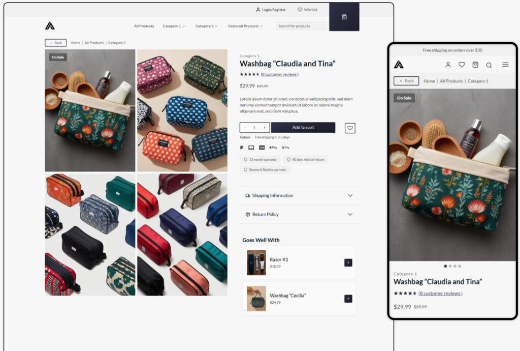 alpha ecommerce child theme based on kadence theme shopkit